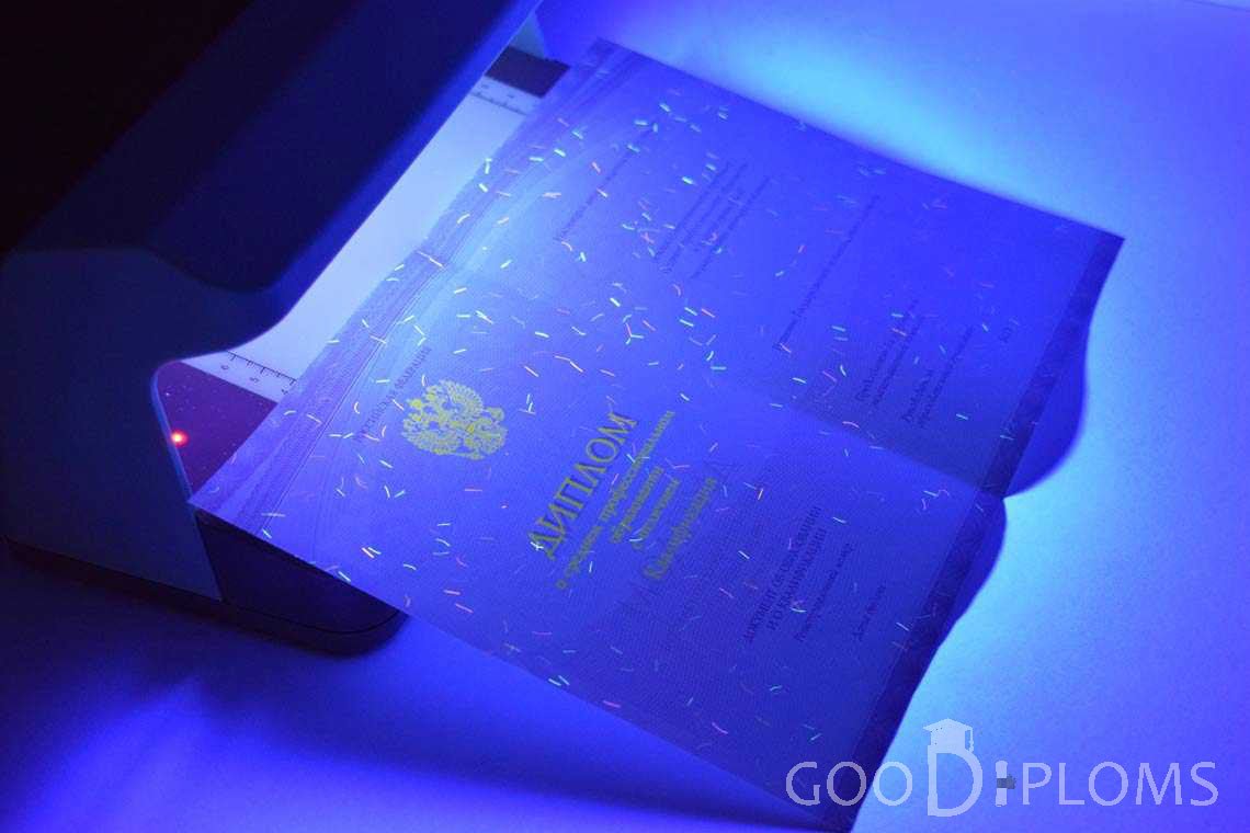 Диплом Техникума с Отличием в Ультрафиолете  в период c 2014 по 2025 год - Тернополь